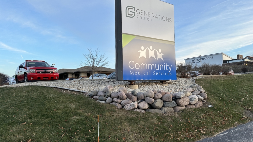 Community Medical Services sign