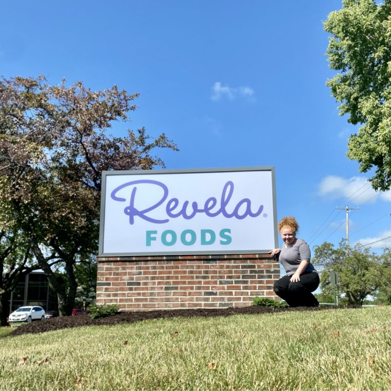 Revela Foods sign