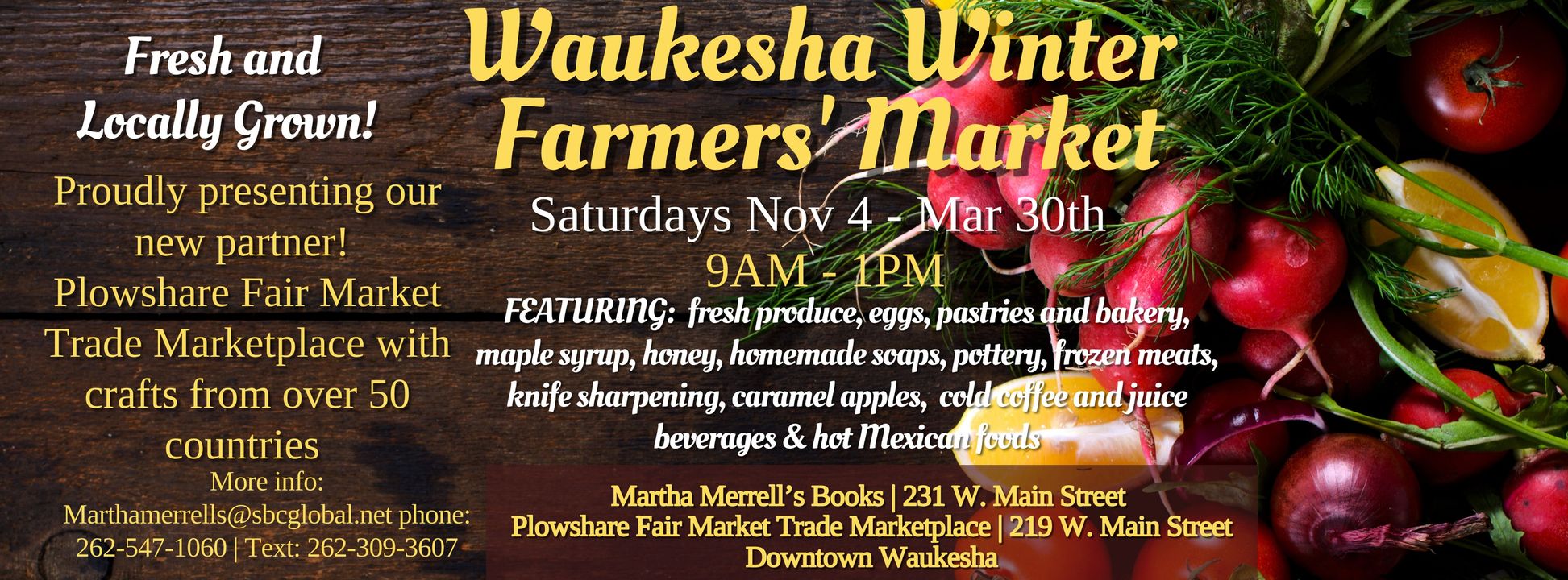 Waukesha Winter Farmer's Market banner image