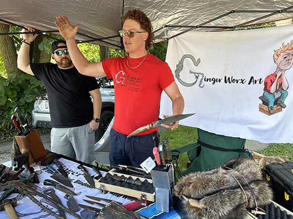 Ginger Worx Creates Beautiful Knives and Metal Artwork