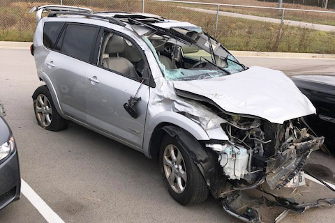 Car front view