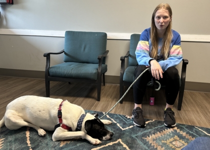 Carroll University Animal Behavior Students Foster Dogs from HAWS to Prepare them for Adoption