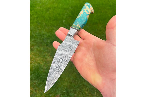 Turquoise knife